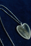 Gucci Sliver Heart Necklace