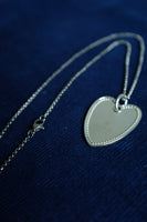 Gucci Sliver Heart Necklace