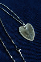 Gucci Sliver Heart Necklace