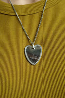 Gucci Sliver Heart Necklace